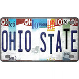 Ohio State Strip Art Novelty Metal License Plate Tag 4" x 2.2" (MLP)