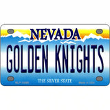 Golden Knights Novelty Metal License Plate Tag 4" x 2.2" (MLP)