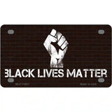 Black Lives Matter Brick Novelty Metal License Plate Tag 4" x 2.2" (MLP)