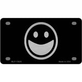 Happy Black Novelty Metal License Plate Tag 4" x 2.2" (MLP)