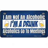 Im A Drunk Novelty Metal License Plate Tag 4" x 2.2" (MLP)