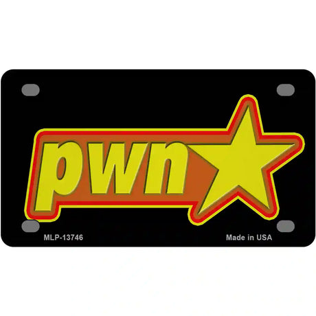 Pawn Star Novelty Metal License Plate Tag 4" x 2.2" (MLP)