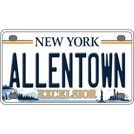 Allentown Excelsior New York Novelty Metal License Plate Tag 4" x 2.2" (MLP)