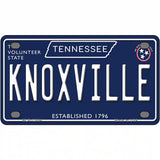 Knoxville Tennessee Blue Novelty Metal License Plate Tag 4" x 2.2" (MLP)