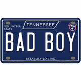 Bad Boy Tennessee Blue Novelty Metal License Plate Tag 4" x 2.2" (MLP)