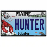 Hunter Maine Lobster Novelty Metal License Plate 4" x 2.2" (MLP)