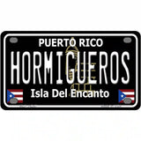 Hormigueros Puerto Rico Black Novelty Metal License Plate 4" x 2.2" (MLP)