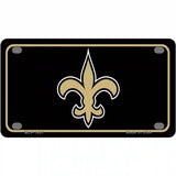 Fleur de lis Metal Novelty License Plate 4" x 2.2" (MLP)