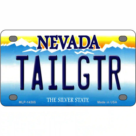 Tailgtr Nevada Novelty Metal License Plate 4" x 2.2" (MLP)