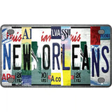 New Orleans License Plate Art Novelty Metal License Plate 4" x 2.2" (MLP)