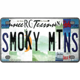 Smoky Mountains License Plate Art Novelty Metal License Plate 4" x 2.2" (MLP)