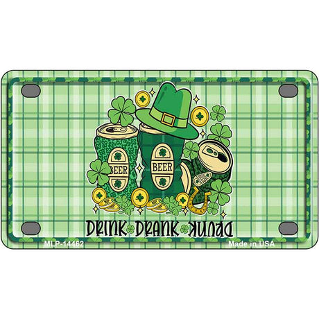 Drink Drank Drunk Novelty Metal License Plate LP-14462