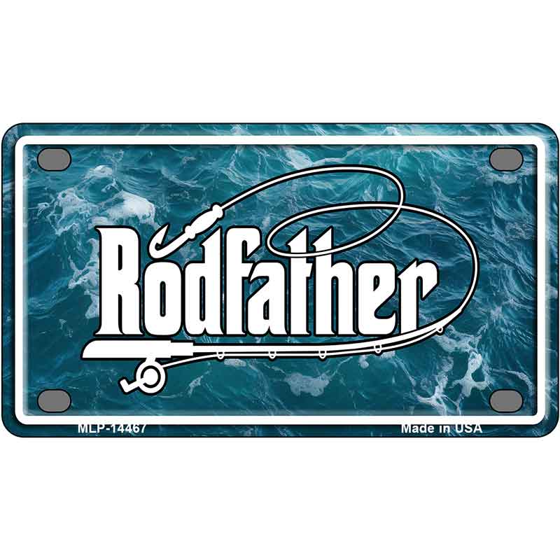 Rodfather Novelty Metal License Plate LP-14467