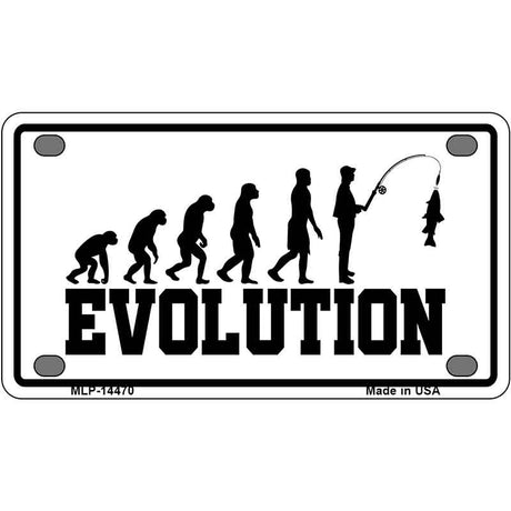 Evolution Novelty Metal License Plate LP-14470