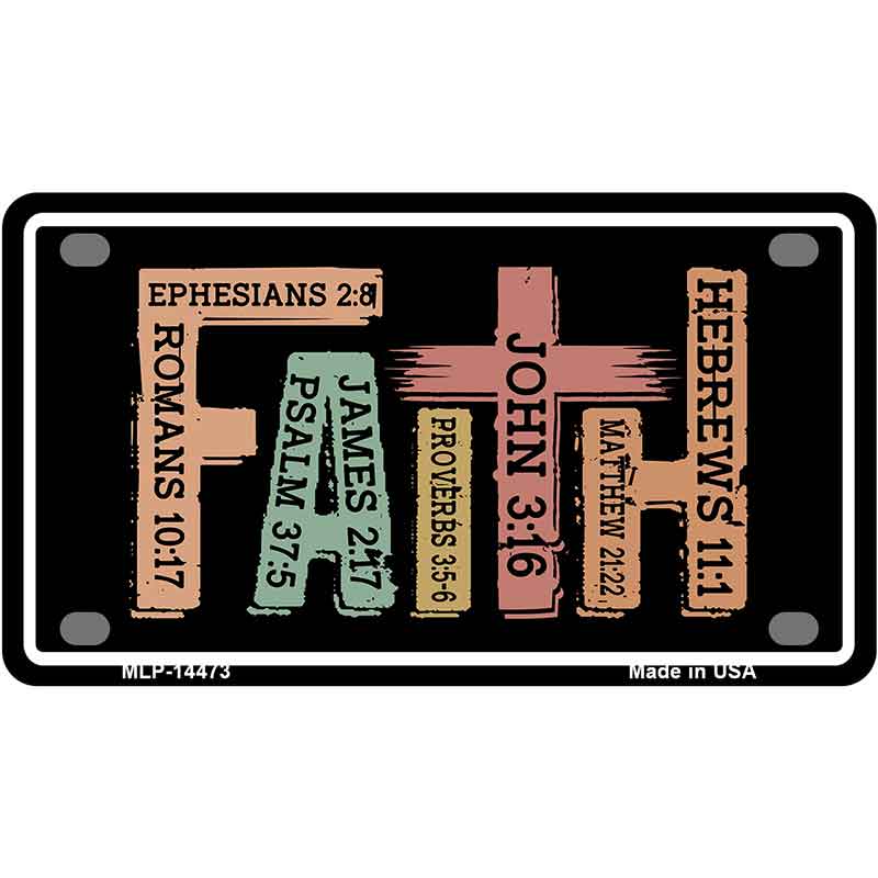 Faith Novelty Metal License Plate LP-14473