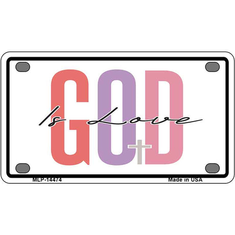 God Is Love Novelty Metal License Plate LP-14474