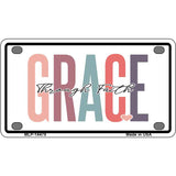 Grace Through Faith Novelty Metal License Plate LP-14478