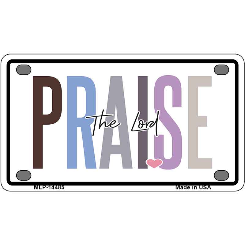 Praise The Lord Novelty Metal License Plate LP-14485