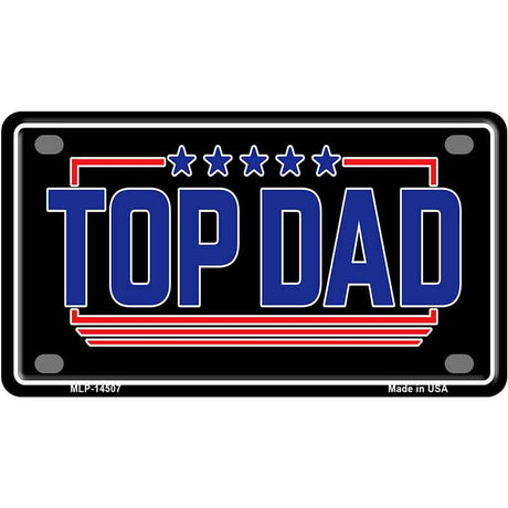 TOP DAD Novelty Metal License Plate LP-14507
