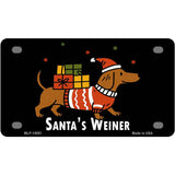 Santas Weiner Novelty Metal License Plate LP-14551