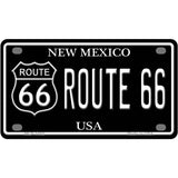 Route 66 New Mexico Metal Novelty License Plate 4" x 2.2" (MLP)