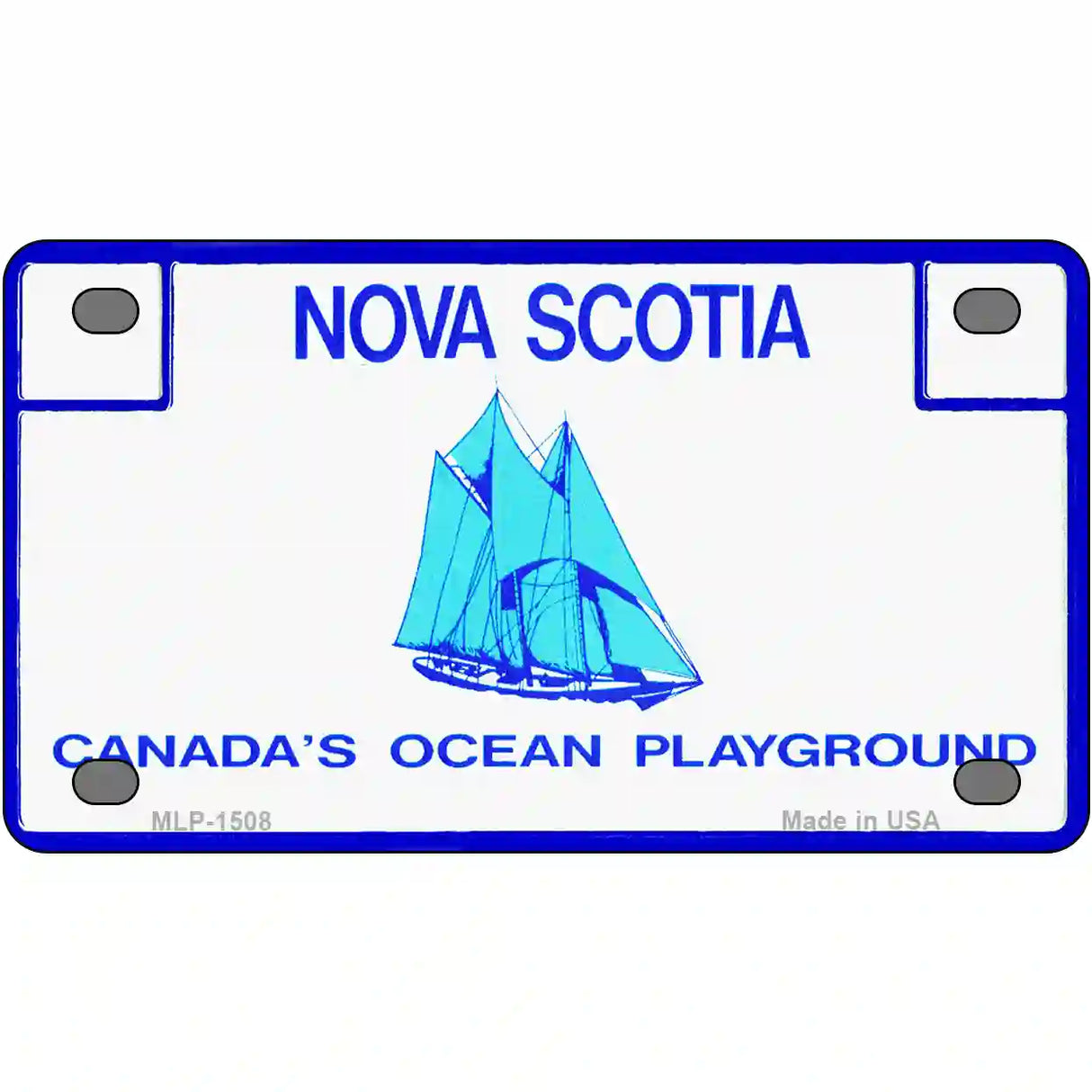 Nova Scotia Novelty Metal License Plate 4" x 2.2" (MLP)