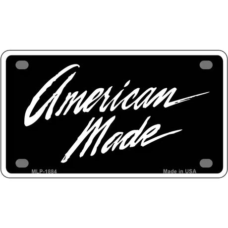 American Made Metal Novelty License Plate 4" x 2.2" (MLP)