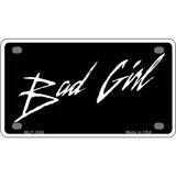 Bad Girl Metal Novelty License Plate 4" x 2.2" (MLP)