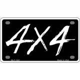 4x4 Metal Novelty License Plate 4" x 2.2" (MLP)