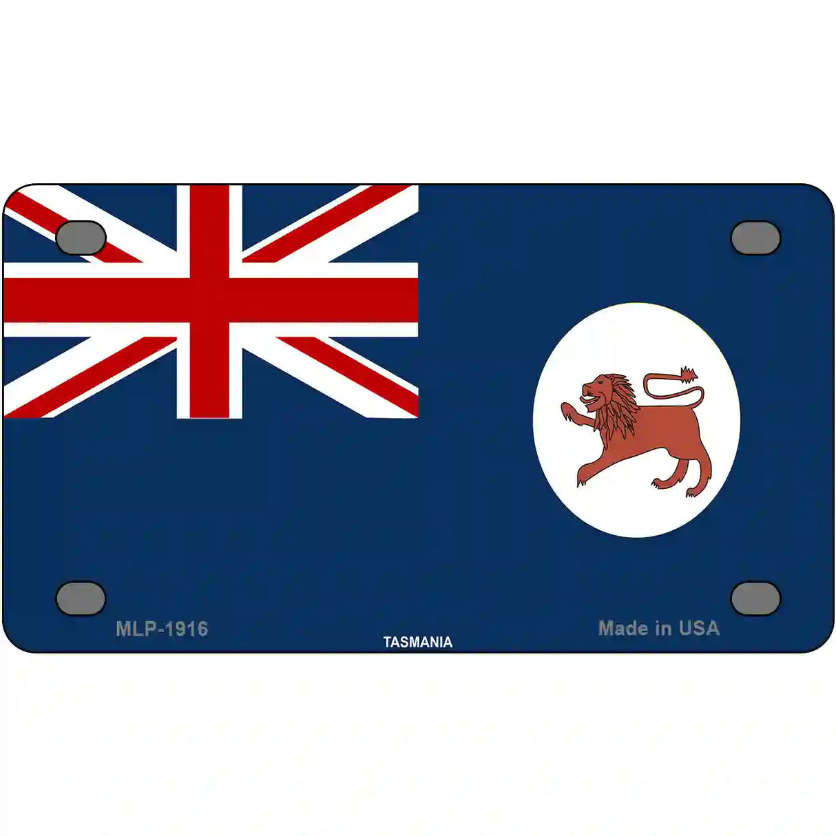 Tasmania Flag Metal Novelty License Plate 4" x 2.2" (MLP)