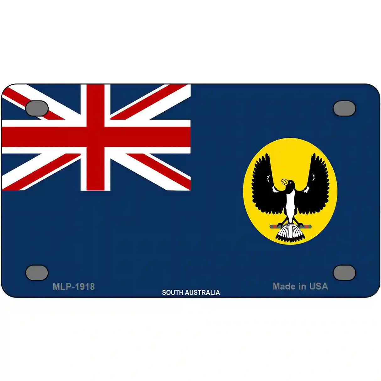 South Australia Flag Metal Novelty License Plate 4" x 2.2" (MLP)