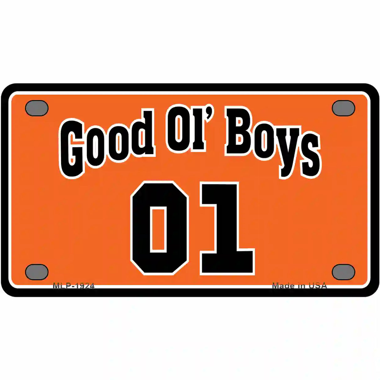 Good Ol Boys Metal Novelty License Plate 4" x 2.2" (MLP)