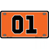 Dukes Of Hazard 01 Metal Novelty License Plate 4" x 2.2" (MLP)