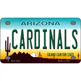 Cardinals Arizona State Novelty Metal License Plate 4" x 2.2" (MLP)