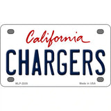 Chargers California State Novelty Metal License Plate 4" x 2.2" (MLP)