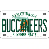 Buccaneers Florida State Novelty Metal License Plate 4" x 2.2" (MLP)