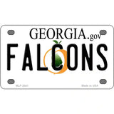 Falcons Georgia State Novelty Metal License Plate 4" x 2.2" (MLP)