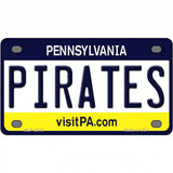 Pirates Pennsylvania Novelty State Metal License Plate 4" x 2.2" (MLP)