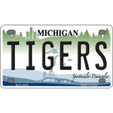 Tigers Michigan State Metal Novelty License Plate 4" x 2.2" (MLP)