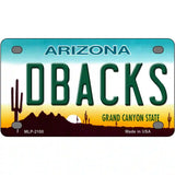 Dbacks Arizona State Novelty Metal License Plate 4" x 2.2" (MLP)