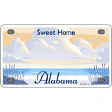 Alabama State Blank Novelty Metal License Plate 4" x 2.2" (MLP)