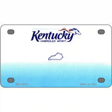 Kentucky Novelty State Blank Metal License Plate 4" x 2.2" (MLP)