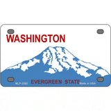 Washington Novelty State Blank Metal License Plate 4" x 2.2" (MLP)