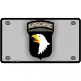 Airborne Eagle Novelty Metal License Plate 4" x 2.2" (MLP)