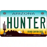 Hunter Arizona Metal Novelty License Plate 4" x 2.2" (MLP)