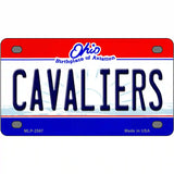 Cavaliers Ohio Novelty State Metal License Plate 4" x 2.2" (MLP)