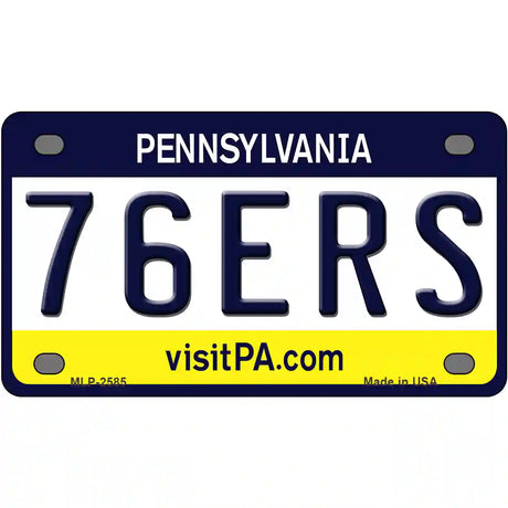 76ers Pennsylvania Novelty State Metal License Plate 4" x 2.2" (MLP)