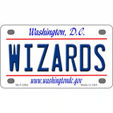 Wizards Washington DC State Metal Novelty License Plate 4" x 2.2" (MLP)