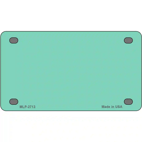 Mint Solid Metal Novelty License Plate 4" x 2.2" (MLP)