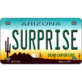 Surprise Arizona Metal Novelty License Plate 4" x 2.2" (MLP)